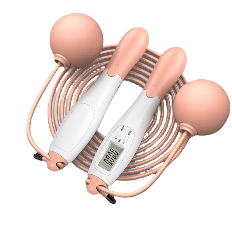 Smart Wireless Jump Rope with Weighted Ball and Counter